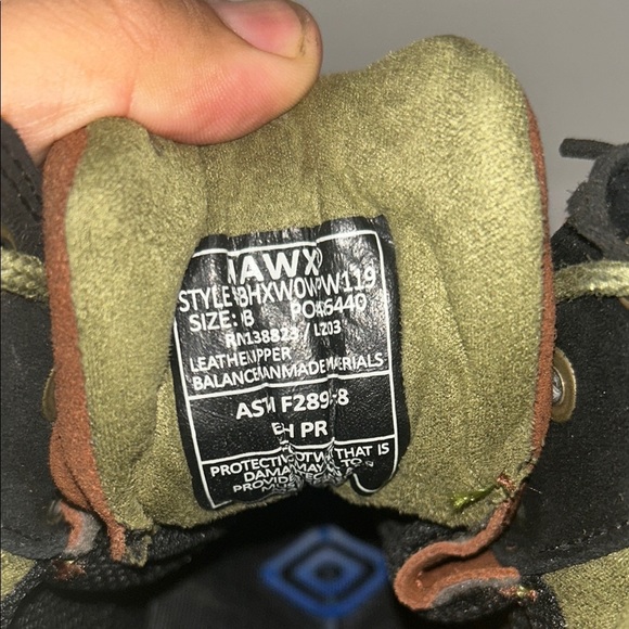 Brown Leather Lace-Up Boots with Moc Toe - Picture 8 of 9